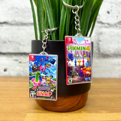 Mini Nintendo Switch Game Case Keychains