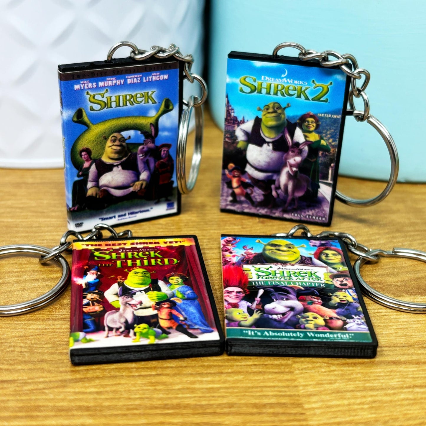 Mini Animated DVD Case Keychains (L-Z)