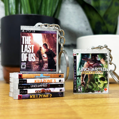 Mini Sony PS3 Game Case Keychains