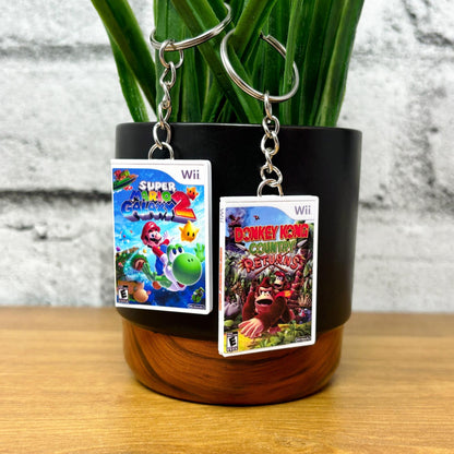 Mini Nintendo Wii Game Case Keychains