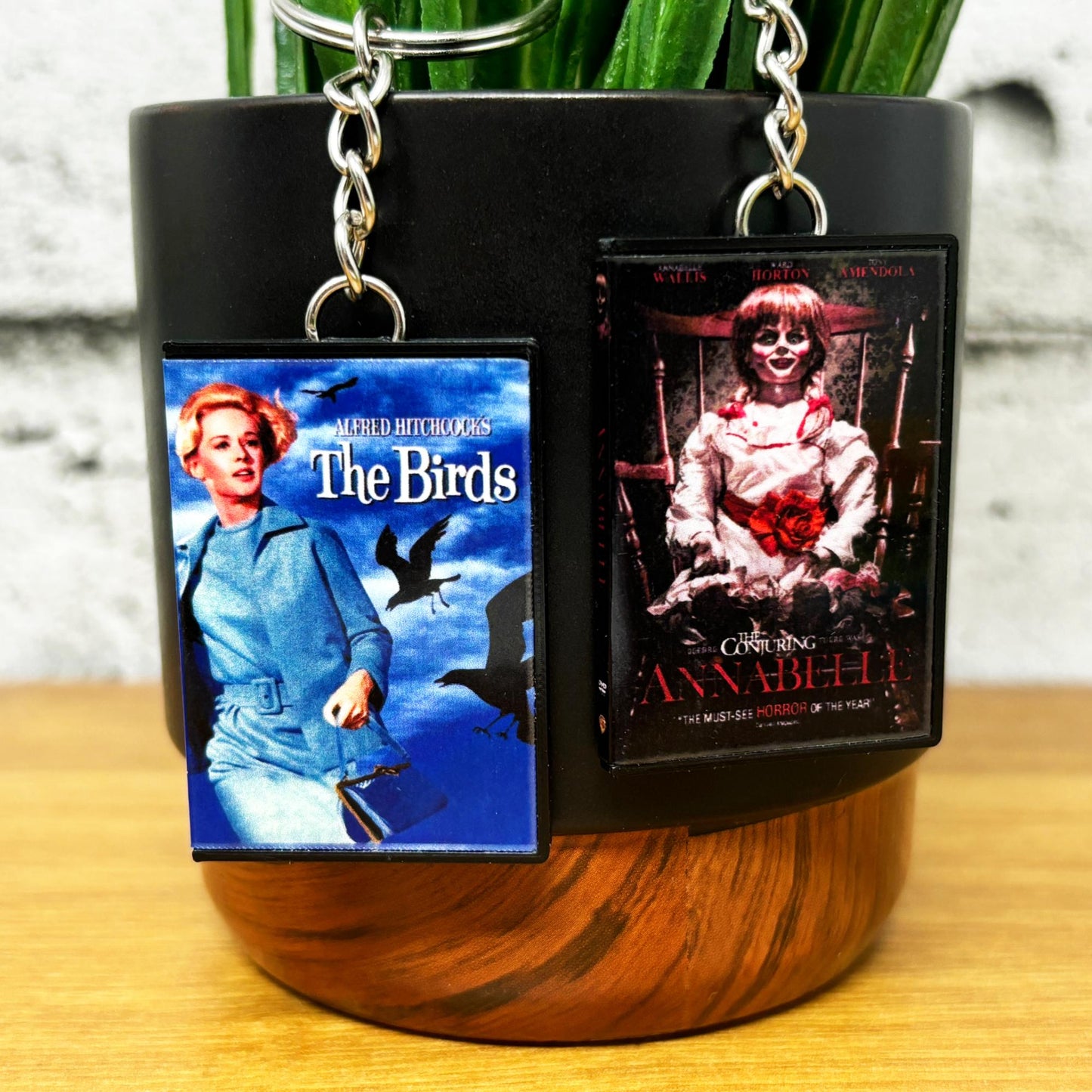 Mini DVD Keychains - Horror Movies (#-C)