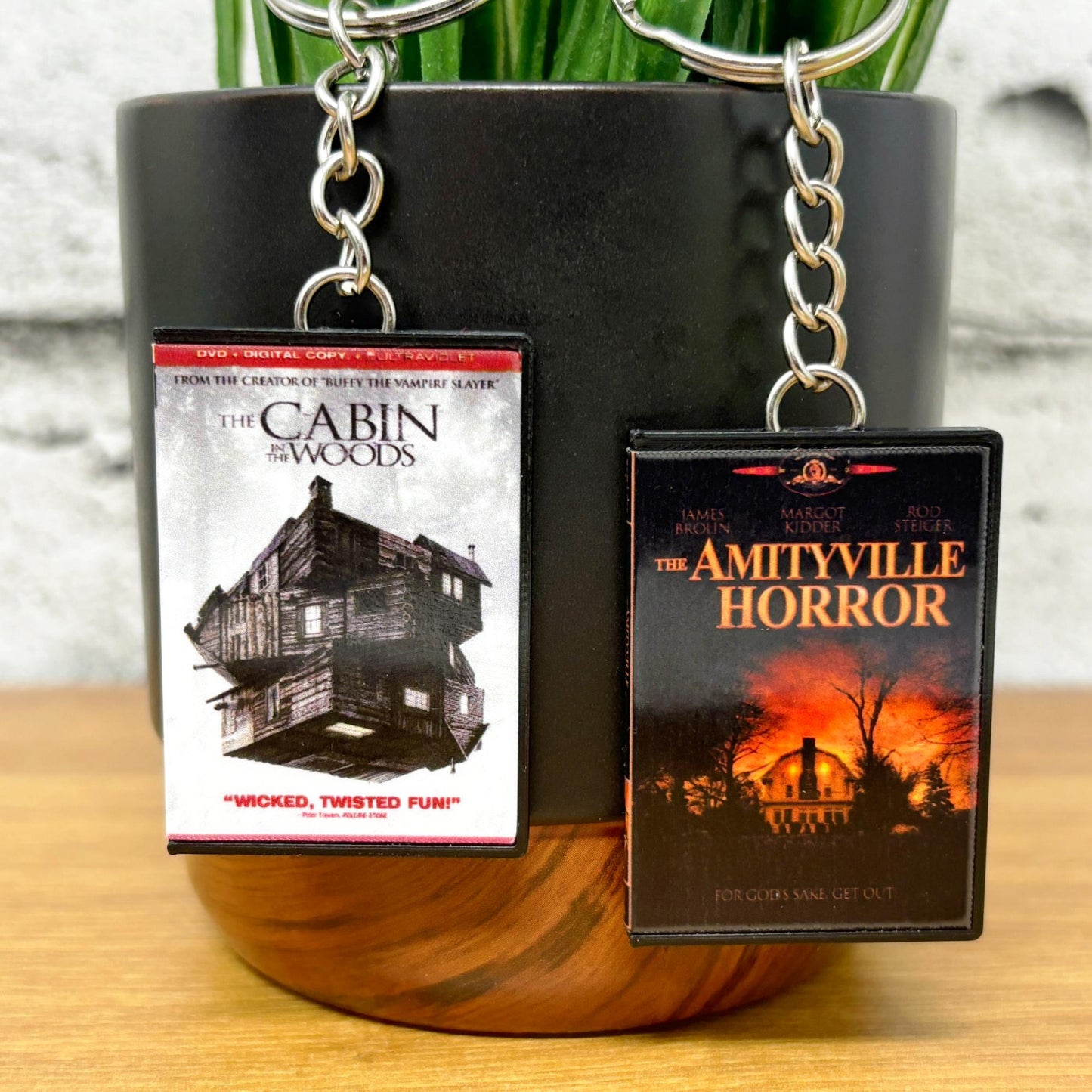 Mini DVD Keychains - Horror Movies (#-C)