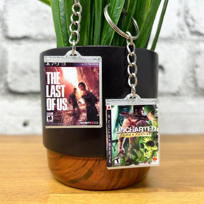 Mini Sony PS3 Game Case Keychains