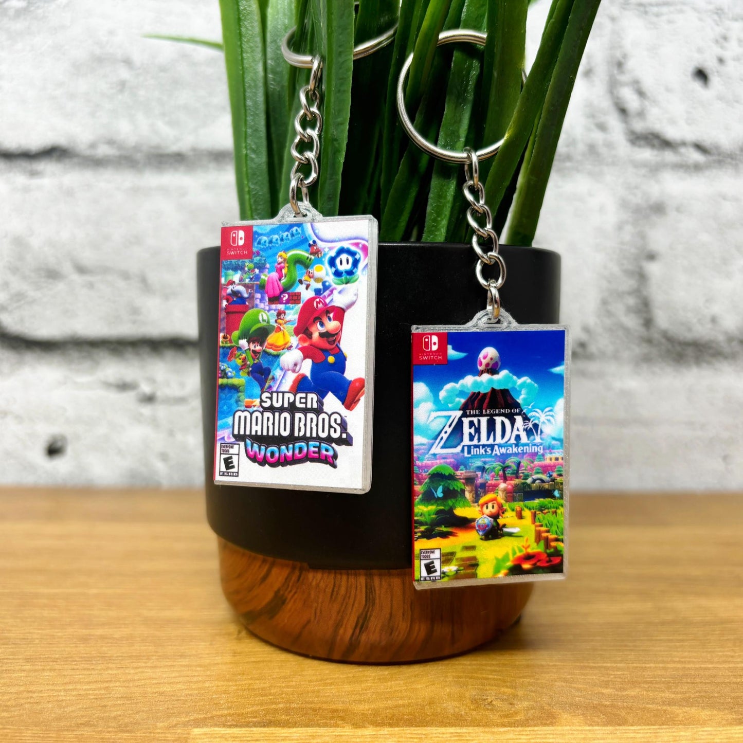 Mini Nintendo Switch Game Case Keychains