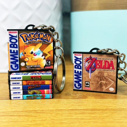 Mini Nintendo Gameboy Game Case Keychains