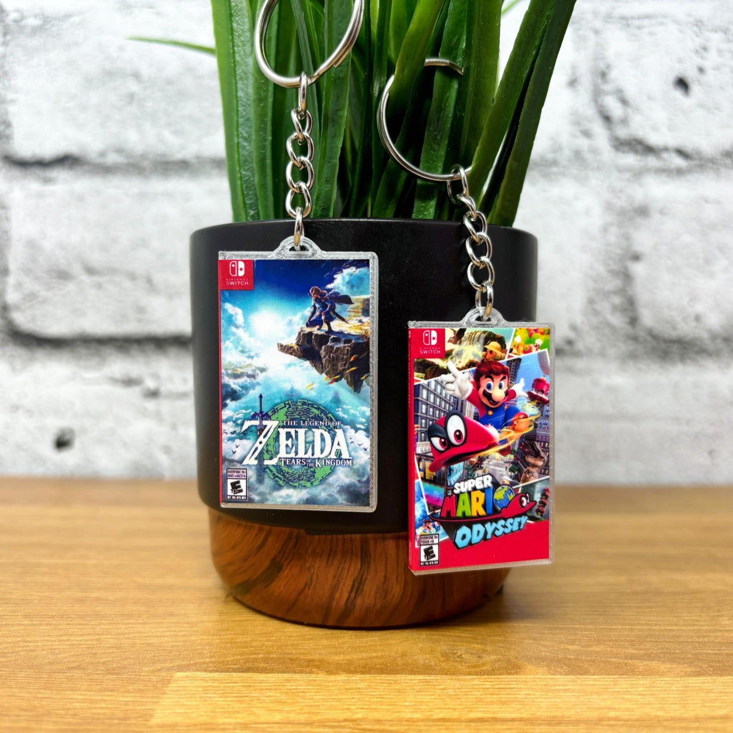 Mini Nintendo Switch Game Case Keychains