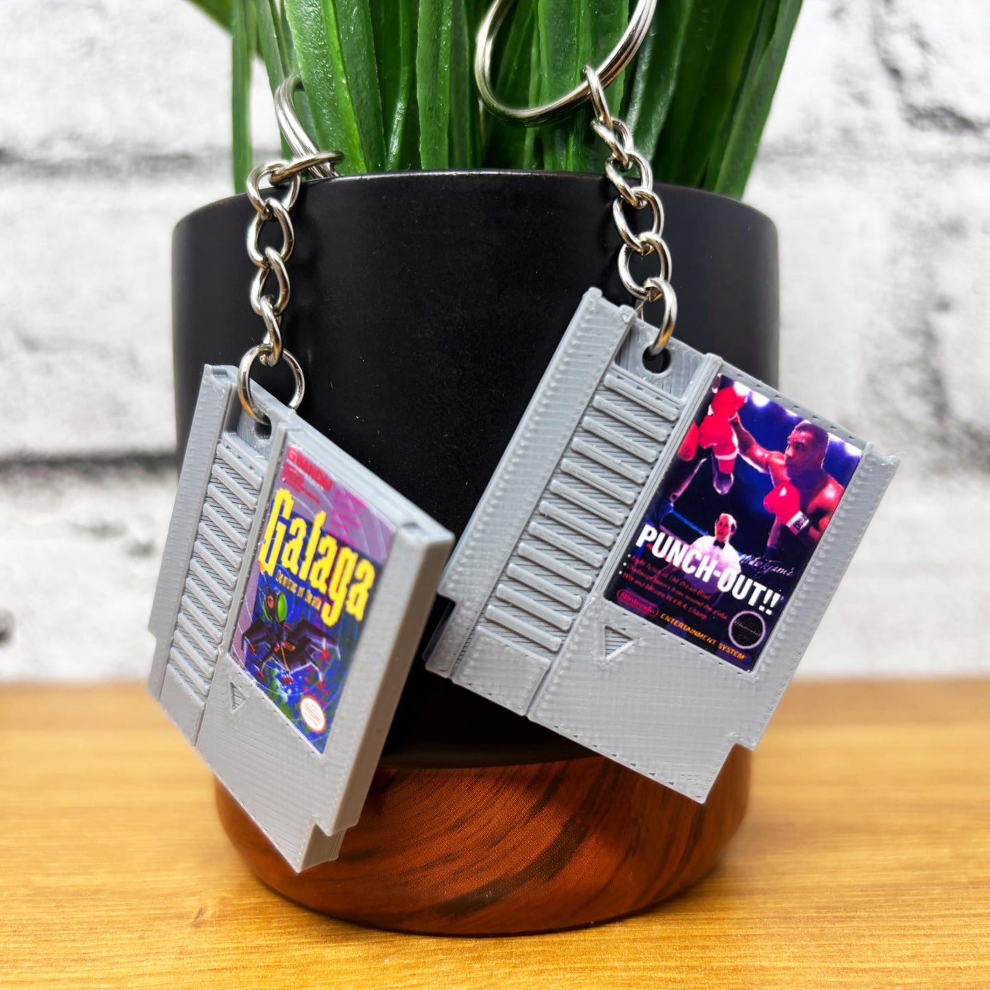 Mini Nintendo NES Game Cartridge Keychains