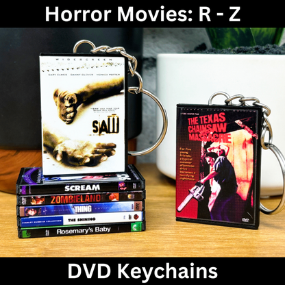 Mini DVD Keychains - Horror Movies (R-Z)