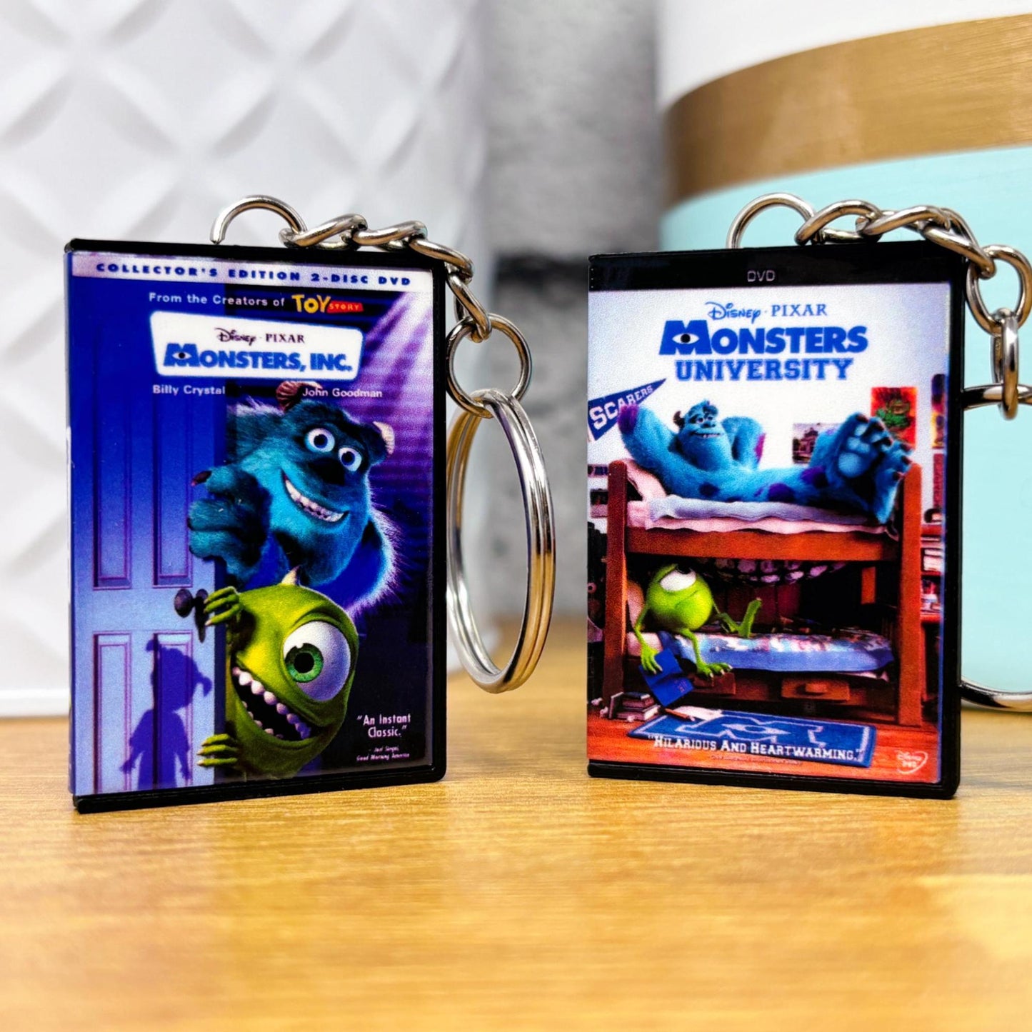 Mini Animated DVD Case Keychains (L-Z)