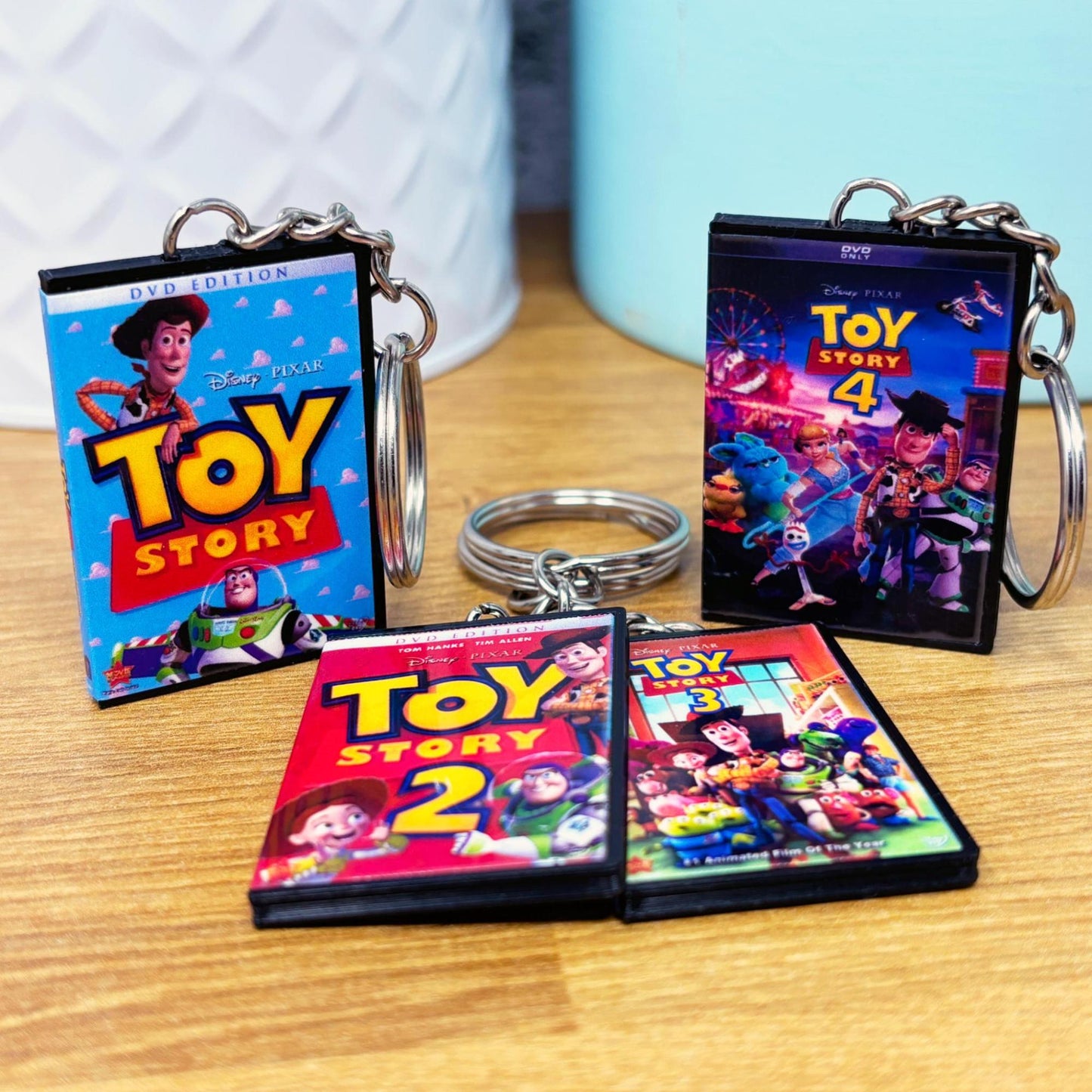 Mini Animated DVD Case Keychains (L-Z)