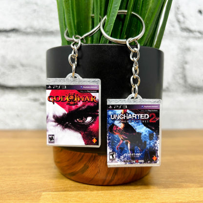 Mini Sony PS3 Game Case Keychains