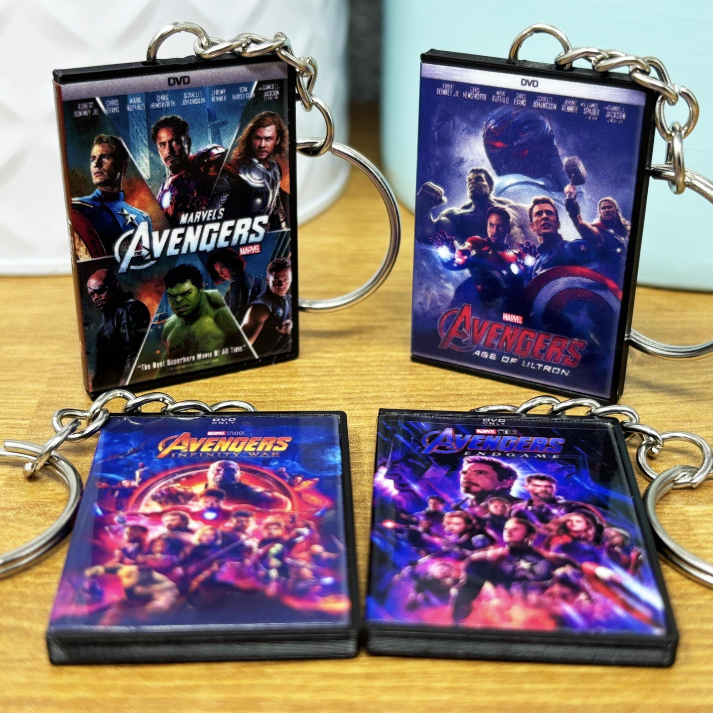 Mini DVD Keychains - Highest-Grossing Movies (#1-70)