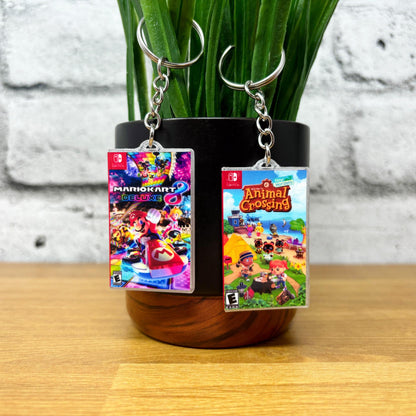 Mini Nintendo Switch Game Case Keychains