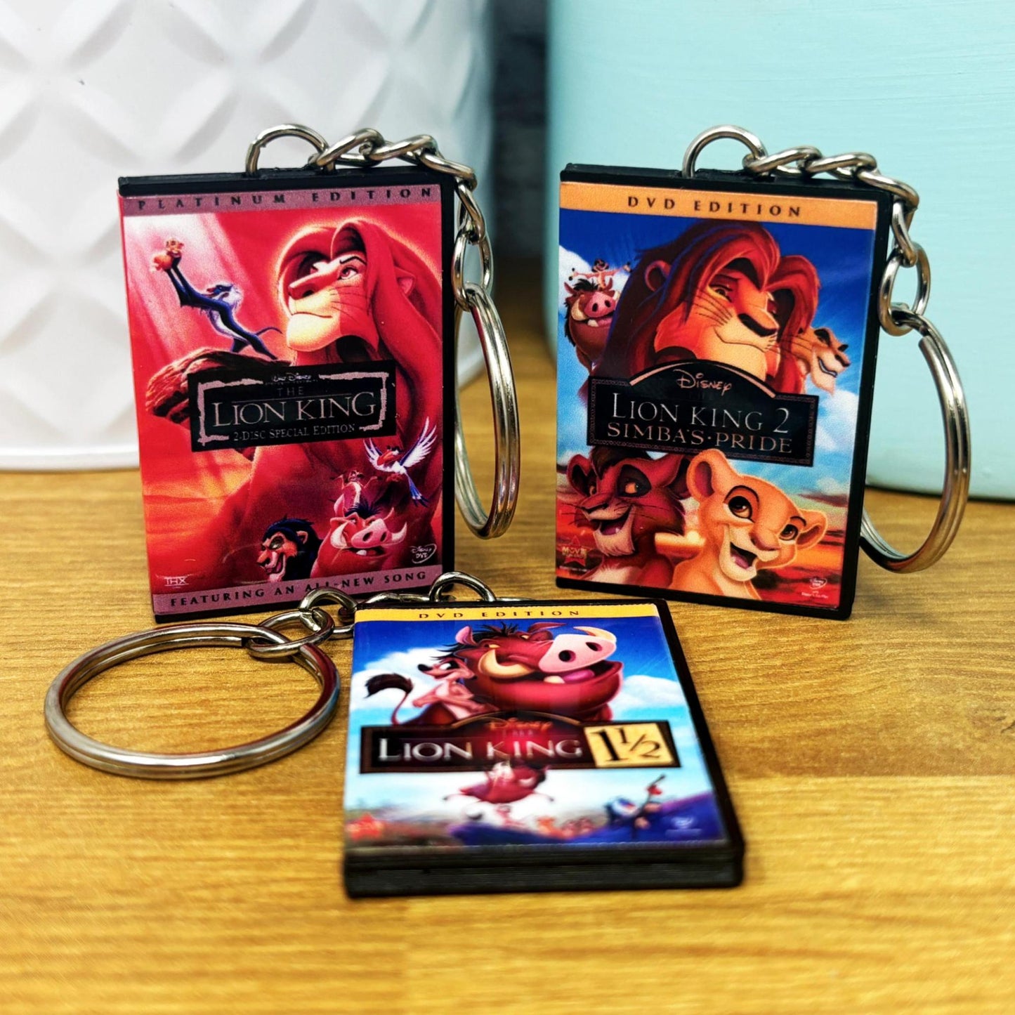 Mini Animated DVD Case Keychains (L-Z)