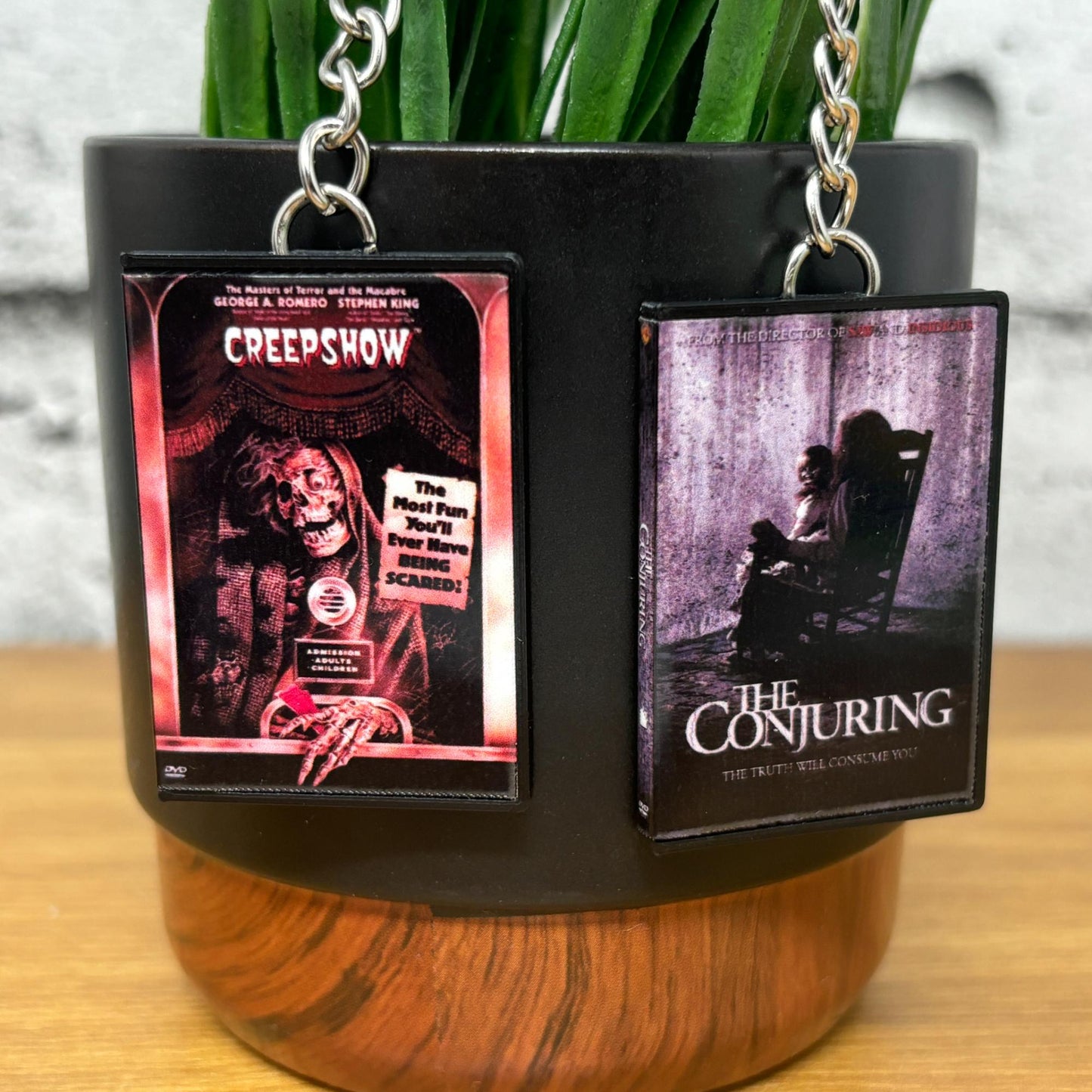 Mini DVD Keychains - Horror Movies (#-C)