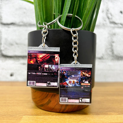 Mini Sony PS3 Game Case Keychains