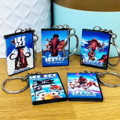 Mini Animated DVD Case Keychains (A-K)