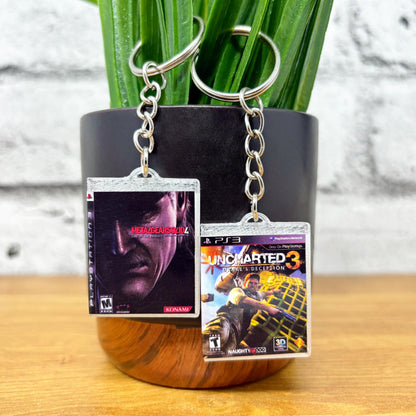 Mini Sony PS3 Game Case Keychains