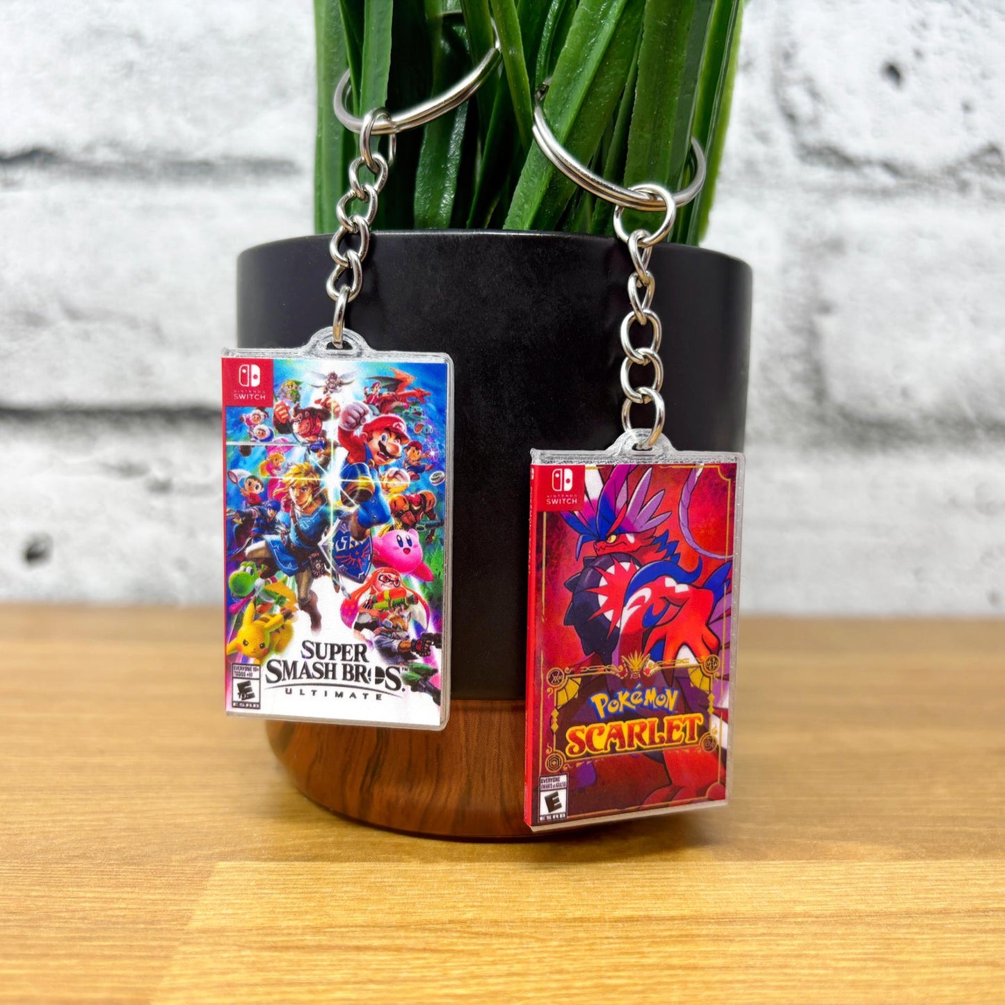 Mini Nintendo Switch Game Case Keychains